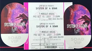 System Of A Down live @ T-Mobile Arena 2021 | Las Vegas, Nevada (Full Show) [10/15/2021]