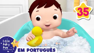 Canção do Banho V2 | Desenho para Bebe | Canções para Bebe | Little Baby Bum em Português