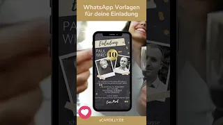 DIY Einladungskarte als eCard für WhatsApp erstellen
