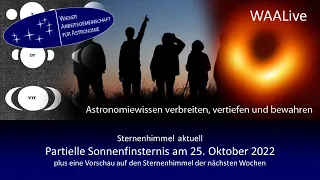 Sternenhimmel aktuell: Die Sonnenfinsternis vom 25. Oktober 2022