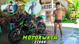 Motor Washing My new Baby (z1000cc) | Boy Tapang 💦😍