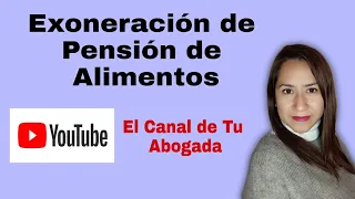 EXONERACION DE PENSION DE ALIMENTOS