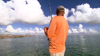 Saltwater Fishing Along Port Aransas Jetty