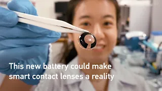 NTU scientists develop tear-based batteries for smart contact lenses