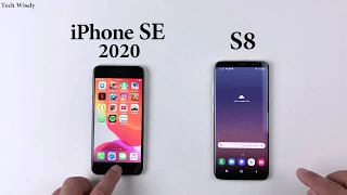 iPhone SE 2020 vs SAMSUNG S8 Speed Test Comparison