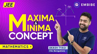 Concept of Maxima and Minima in Simplest Way Explained By Akash Tyagi | Embibe: Achieve JEE