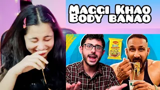 MAGGIE KHAO BODY BANAO | CARRYMINATI | Reaction | Nakhrewali Mona