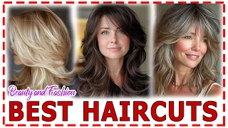 BEST💕HAIRCUTS 2024 for medium and long hair, for girls and women. Thin and sparse hair 2024.