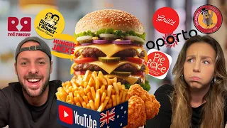 ONLY EATING AUSTRALIAN FAST FOOD FOR A DAY!