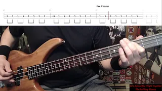 Let's Spend The Night Together by The Rolling Stones - Bass Cover with Tabs Play-Along