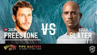 Jack Freestone vs. Kelly Slater - Quarterfinals, Heat 2 - Billabong Pipe Masters 2019