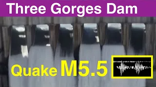 China Three Gorges Dam ● Quake M5.5  January 11, 2022 ● Water Level and Weather China Flood