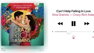 Crazy Rich Asians Soundtrack - Can't Help Falling In Love (Guitar Intro 1 Hour Loop ) - Kina Grannis