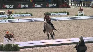 NRHA - WEG Anky Van Grunsven does a reining demonstration at WEG