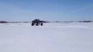 Testing "Relentless" Chevy 2.5 ton Rockwell Mud Truck