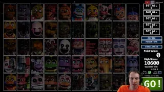 FNaF Ultimate Custom Night: Strategy Dynamics for all 56 Animatronics [Stream]