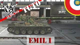 [WoT Blitz gameplay FR] TUTO Emil I | Comment jouer ce tank ? | Revue & master aces !!