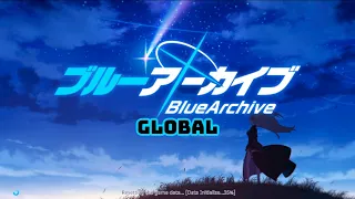 Blue Archive Global New Login Screen