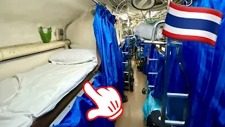 Second Class Overnight Train😪 from Bangkok to Chiang Mai, Thailand 🇹🇭 My First Sleeper Train