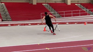 HOW TO HIGH JUMP - Circle Drills Circle Hurdle Pops Low