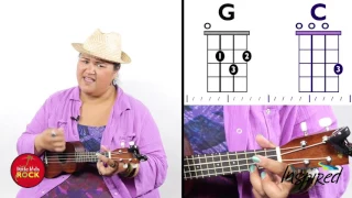 Play Along G & C Chord Song  Beautiful Face by Paula Fuga