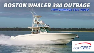 Boston Whaler 380 Outrage (2020-) Updated Test Video - By BoatTEST.com