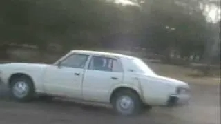 1975 toyota crown jumps into a lake, must see!
