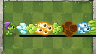 PvZ 2 Fusion - 100 Peashooter Using Other Projectile Plant Vs Modern Day Gargantuar Zombie