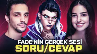 FADE GERÇEK SESİ İLE SORU/CEVAP YAPTIM | VALORANT