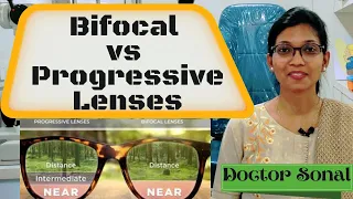 Bifocal Vs Progressive Lens | How To Get Used To Progressive Glasses | Doctor Sonal