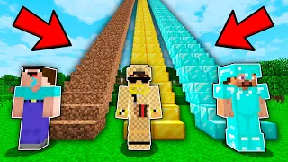 КУДИ ВЕДУТЬ СХОДИ НУБА МІЛЬЙОНЕРА І ПРО у Майнкрафті? | Діамант minecraft