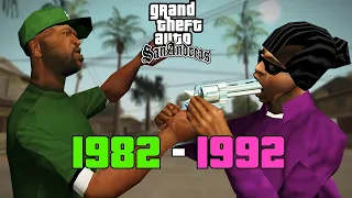 San Andreas, 1982-1992