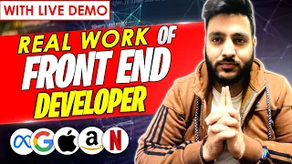 Real Mai React Developer Kese Kam Karta Hai IT Company Mai? | With Live Demonstration 🔥| hindi