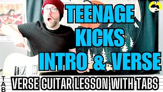 The Undertones - Teenage Kicks Intro & Verse Guitar Lesson | Tab | Tutorial