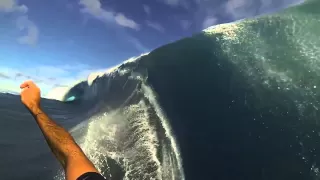 "Garrett McNamara" "Teahupoo" "Tahiti" 3 angles, "GoPro" survived wipeout