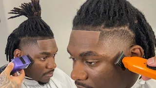 CLEANEST TAPER & DREADLOCKS | BARBER TUTORIAL