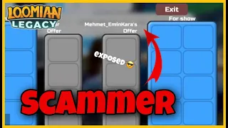 EXPOSING A SCAMMER | Loomian Legacy