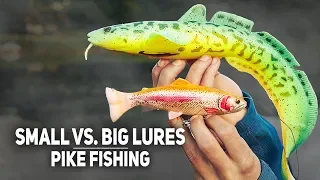 Small vs. Big Lures - Pike Fishing In The Summer Period (English Subtitles)