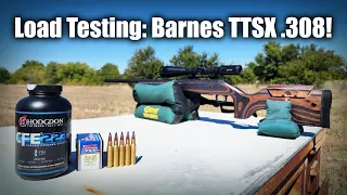 Testing Barnes TTSX Handloads in the CZ600 Range .308!