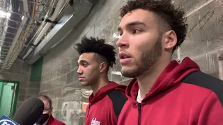 Race Thompson, Trayce Jackson-Davis postgame: Michigan State: Feb. 12, 2022