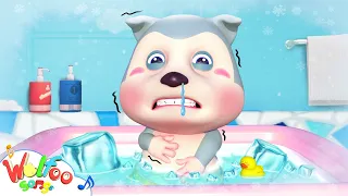 Wolfoo! It's Ice Bathtub 🧊 Wolfoo Ice Bath Challenge | Good Habits for Kids | Wolfoo Kids Songs