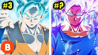 Dragon Ball: 10 Strongest Saiyan Transformations Ranked