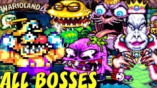 Wario Land 4 - All Bosses (No Damage)