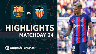 Highlights FC Barcelona vs Valencia CF (1-0)