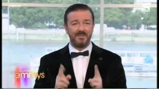 Ricky Gervais interviene con un video pre-registrato agli Emmy Award 2011 (sub ita)