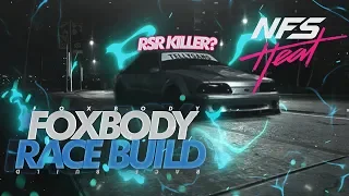 FOX BODY RACE BUILD | NEED FOR SPEED HEAT | RSR+EVO KILLER?  |