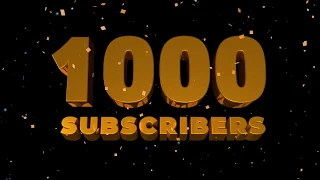 Free footage 1000 subscribers celebration