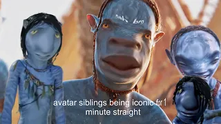 avatar siblings being iconic for 1 minute straight