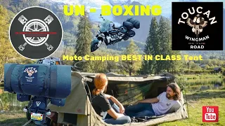 NUMBER ONE MOTORCYCLIST CAMPING 🏕  RIG - BEST Motorcycle Tent PERIOD!!! Toucan Wingman of The Road