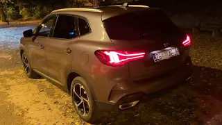 MG HS 2024 at night - LED lights, AMBIENT lights, POV (Facelift, LUXURY)